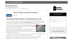 Desktop Screenshot of mandrgraniteco.com